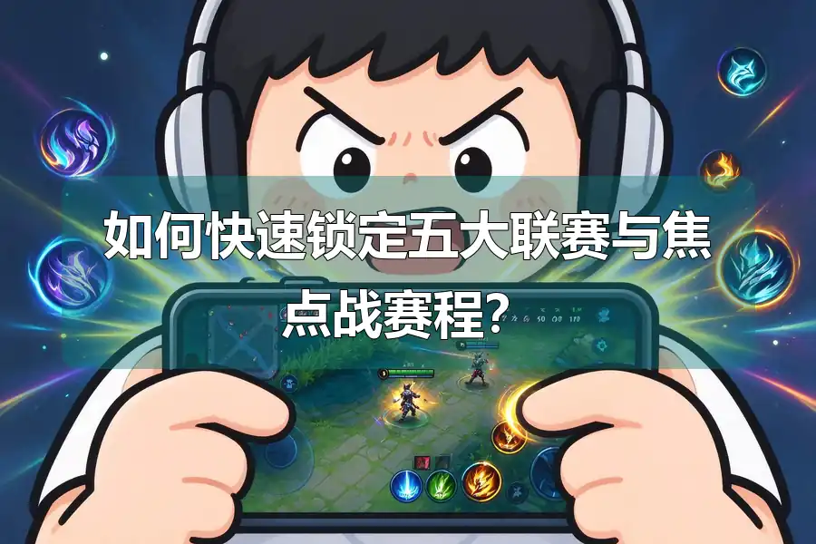如何快速锁定五大联赛与焦点战赛程？